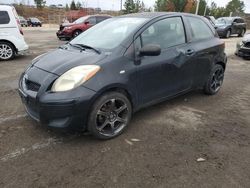 Toyota Yaris salvage cars for sale: 2009 Toyota Yaris