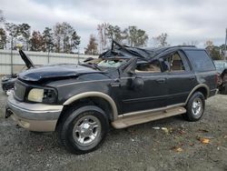 Ford Expedition salvage cars for sale: 2002 Ford Expedition Eddie Bauer