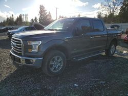 Salvage cars for sale from Copart Graham, WA: 2017 Ford F150 Supercrew