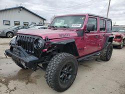 Jeep salvage cars for sale: 2021 Jeep Wrangler Unlimited Sport