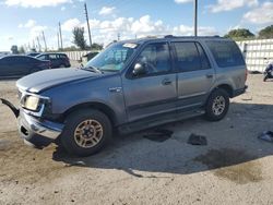 Ford Expedition salvage cars for sale: 2001 Ford Expedition XLT