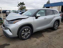 Toyota salvage cars for sale: 2021 Toyota Highlander XLE