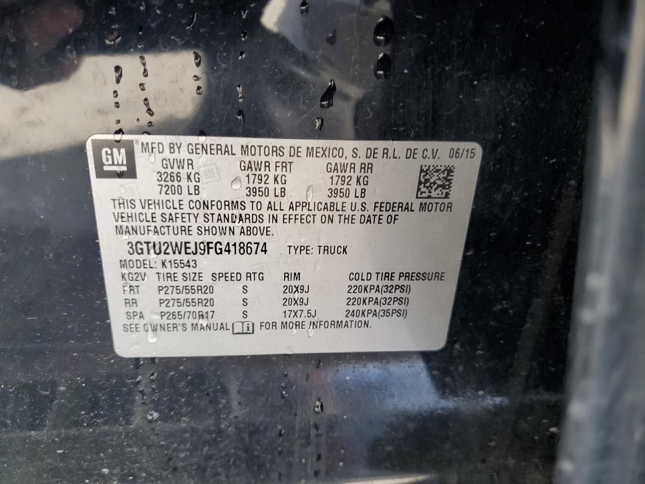 2015 GMC Sierra K1500 Denali