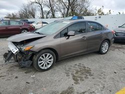 Honda salvage cars for sale: 2012 Honda Civic EX