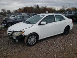 Toyota Corolla salvage cars for sale: 2011 Toyota Corolla Base