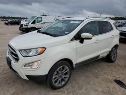 Ford Ecosport salvage cars for sale: 2020 Ford Ecosport Titanium