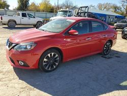 Nissan salvage cars for sale: 2018 Nissan Sentra S