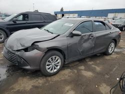 Vehiculos salvage en venta de Copart Woodhaven, MI: 2016 Toyota Camry LE