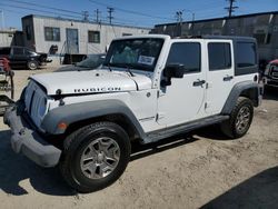 Jeep Wrangler salvage cars for sale: 2015 Jeep Wrangler Unlimited Rubicon