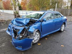 Toyota Vehiculos salvage en venta: 2009 Toyota Corolla Base