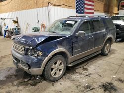 Ford Explorer salvage cars for sale: 2004 Ford Explorer Eddie Bauer