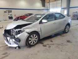 Toyota Corolla salvage cars for sale: 2015 Toyota Corolla L