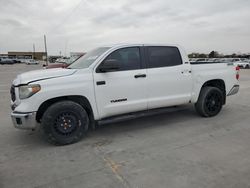 Toyota Tundra salvage cars for sale: 2018 Toyota Tundra Crewmax SR5