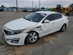 KIA Optima salvage cars for sale: 2015 KIA Optima LX