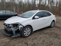 Toyota Corolla salvage cars for sale: 2014 Toyota Corolla L