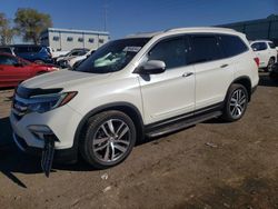 Salvage cars for sale from Copart Albuquerque, NM: 2017 Honda Pilot Touring