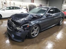 Mercedes-Benz salvage cars for sale: 2015 Mercedes-Benz C 400 4matic