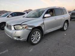 Toyota Highlander salvage cars for sale: 2008 Toyota Highlander Hybrid Limited