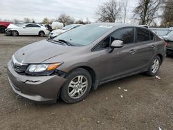 Salvage cars for sale from Copart London, ON: 2012 Honda Civic LX