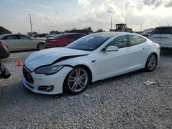 Tesla Model s salvage cars for sale: 2013 Tesla Model S