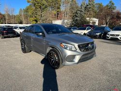 Mercedes-Benz gle-Class salvage cars for sale: 2016 Mercedes-Benz GLE Coupe 450 4matic