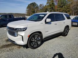 Chevrolet Tahoe salvage cars for sale: 2021 Chevrolet Tahoe K1500 High Country