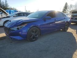 Salvage cars for sale from Copart Bowmanville, ON: 2022 Hyundai Elantra SEL