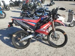 Salvage motorcycles for sale at Harleyville, SC auction: 2021 Honda CRF300 LRA