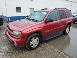 Chevrolet Trailblzr salvage cars for sale: 2002 Chevrolet Trailblazer