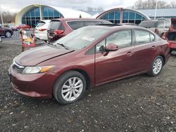 Honda salvage cars for sale: 2012 Honda Civic EX