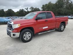 Toyota Tundra Double cab sr Vehiculos salvage en venta: 2015 Toyota Tundra Double Cab SR