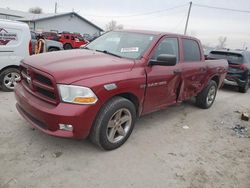 Dodge ram 1500 salvage cars for sale: 2012 Dodge RAM 1500 ST