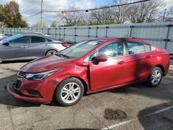 Chevrolet Cruze salvage cars for sale: 2017 Chevrolet Cruze LT