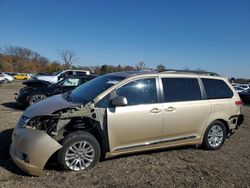 Toyota Sienna xle salvage cars for sale: 2011 Toyota Sienna XLE