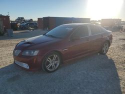 Pontiac salvage cars for sale: 2009 Pontiac G8