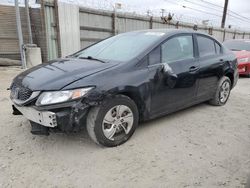 Salvage cars for sale from Copart Los Angeles, CA: 2013 Honda Civic LX