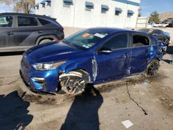 KIA Forte salvage cars for sale: 2020 KIA Forte GT Line