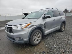 Salvage cars for sale from Copart Portland, OR: 2015 Toyota Highlander XLE