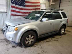 Ford Escape salvage cars for sale: 2011 Ford Escape Limited