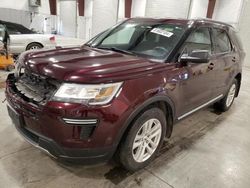 Ford Explorer salvage cars for sale: 2018 Ford Explorer XLT