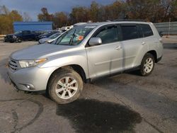 Toyota Highlander salvage cars for sale: 2012 Toyota Highlander Base