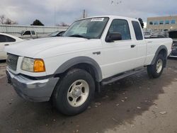 Ford Ranger salvage cars for sale: 2002 Ford Ranger Super Cab