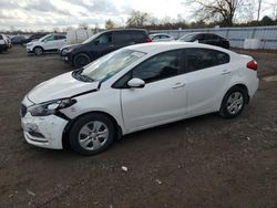 Salvage cars for sale from Copart London, ON: 2015 KIA Forte LX