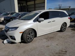 Honda Odyssey salvage cars for sale: 2018 Honda Odyssey Elite