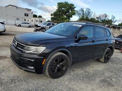 Volkswagen salvage cars for sale: 2019 Volkswagen Tiguan SE