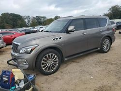 Infiniti salvage cars for sale: 2015 Infiniti QX80