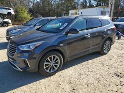 Hyundai salvage cars for sale: 2017 Hyundai Santa FE SE