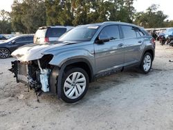 Volkswagen Atlas salvage cars for sale: 2021 Volkswagen Atlas Cross Sport SE