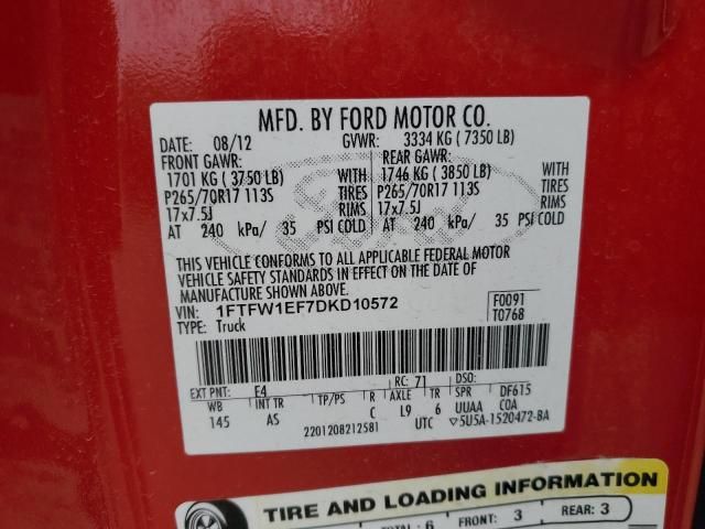 2013 Ford F150 Supercrew