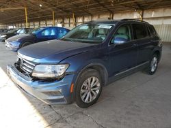 Volkswagen Tiguan salvage cars for sale: 2018 Volkswagen Tiguan SE